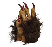XGOPTS Wolf Gloves Halloween Werewolf Monster Bloody Beast Paw Gloves Claw Hand Wear Hairy Furry Cosplay Party Costume For Theatre Stage Monster Easter
