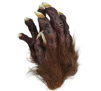 XGOPTS Wolf Gloves Halloween Werewolf Monster Bloody Beast Paw Gloves Claw Hand Wear Hairy Furry Cosplay Party Costume For Theatre Stage Monster Easter