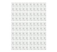 XGOUGUAAU 100PCS RFID Card Holder Aluminum Foil Anti Scan Card Protector, Anti Demagnetization Sleeves for Credit Cards Bank Cards ID Cards with Lightweight Portable Design for Travel and (White)