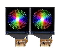 XGOUGUAAU 2PCS 1.3in TFT Color IPS Display Screen, 240x240 Resolution SPI Interface Module with ST7789V Driver for STM32 DIY Electronics Projects