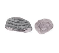 XGOUGUAAU Cat Cave Bed, Covered Pet Cave Bed for Cats and Dogs, Soft Velvet Cozy Slipper Shaped Cave with Removable Mat, Semi Enclosed Warm Bed for Kitten Small Dog