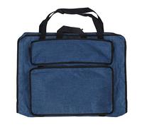 XGOUGUAAU Foldable Art Bag, Large Capacity Sketching Board Bag, Durable Canvas Drawing Supply Carrier with Shoulder Strap for Artists and Students on the Go (Blue)