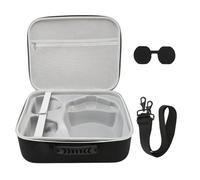 XGOUGUAAU Hard Carrying Case for PS VR2, Travel Storage Bag with Shoulder Strap, EVA Shell with Sponge Padding, Double Layer Design for VR Console and Accessories, Black Protectiv