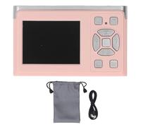 XGOUGUAAU HD Digital Camera, Vintage Autofocus Camera with 16X Zoom, 50MP Photo and 1080P Video Recording, 2.2 Inch Screen for Beginners, Supports Photo Transfer and 128GB Memory (Pink)