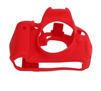 XGOUGUAAU Silicone Protective Housing Case for 600D Camera, Wireless Silicone Camera Skin with Accurate Cutouts, Durable Soft Body Frame Shell Cover for Canon 600D 650D (Red)