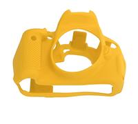 XGOUGUAAU Silicone Protective Housing Case for 600D Camera, Wireless Silicone Camera Skin with Accurate Cutouts, Durable Soft Body Frame Shell Cover for Canon 600D 650D (Yellow)