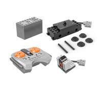 XGREPACK Motor Remote Control Power Functions Train Motor 88002 Power Functions IR Speed Remote Control 8879,Power Functions IR RX 8884,AAA Battery Box 88000 for Lego 10254(Set 5)
