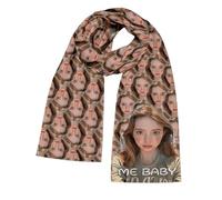 XGSiNuoBao Custom Scarf for Women Personalized Scarfs with Photo/Pet/Face, Design Your Own Warm and Soft Gift for Men and Women