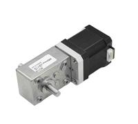 XGTEAHHC A5840-42bys Auto-Lock Worm Gear Stepper Motor Dual Shaft 2ph 4wires 1.8d Nema17 Double Shaft Stepper Worm Gear Reduction Motor