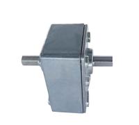 XGTEAHHC Dual Shaft Right Angle Worm Geared Box Double-Axis Gearbox Reducer for Speed-Down Reductor 6mm Shaft to Reduction Motor A5840