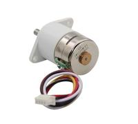 XGTEAHHC Gm12-15by Dc Stepper Metal Geared Motors Micro Electric Stepper Reduction Motor 2 Phrase 4 Wires 18d Stepper Angle Smart Printer