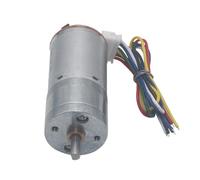 XGTEAHHC Jga25-370 with Encoder Reduction Dc Motor 6v 12v 24v High Torque 9kg.Cm High Speed Electric Motor Dc Gear Motor with Encoder