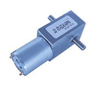 XGTEAHHC Jgy370 Double Shaft Worm Gear Motor 6v 12v 24v 2rpm to 228rpm High Torque Dual-Axis Metal Gear Reduction Case Dc Motor