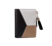 XGTEAHHC Short Wallets Tassel Hit Color PU Leather Coin Purse Card Holders Small Clutch Women Girls Hand Bag Pouch