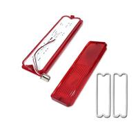 Xgupxuc Car Rear Light 2pcs Car Taillight LED Assemblies For1967-1972 For Chevy & For GMC Trucks (Fleetside/Wideside) Tail LightBrake Lamps Trailer Light(Red lens)