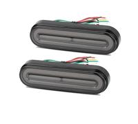 Xgupxuc Car Rear Tail Light 3 In 1 For Truck Moto ATV UTV Carled Tail Light With Sequential Turn Signal Light Red Flash Rear Brake Stop Lamp DRL Taillight Car LED Tail Light(2pcs)