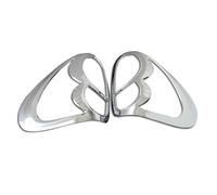 Xgupxuc Car Rear Tail Light For Mitsubishi L200 For Triton 2006-2014 ABS Chrome Black Tail Light Cover Accessories Rear Lamp Hood Pick Up Car Parts Car LED Tail Light(CHROME 1 Pair)