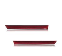 Xgupxuc For Mustang 2013 2014 No Bulb/Socket Auto Assemblies 2Pcs Rear Bumper Reflectors Tail Light Covers Rear light(Red Lens)