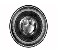 Xgupxuc Motorcycle Head Lamp 7" Inch Motorcycle LED Headlight DRL Lamp Headlamp For Jeep For Wrangler For Lada For Niva UAZ For Hunter...4x4 For Offroad Trucks Moto Etc(1PCS headlight Black C)