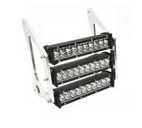 Xgupxuc Motorcycle Head Lamp For Grom For MSX 125SF For Ducati For Venom For MSX125 Motorcycle Headlight Headlamp Light Waterproof Front Fork Light Lamp With Bracket Headlight(Black-Silver Bracket)