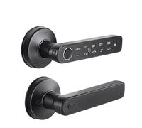 XGUZRVGNV M5 Tuya BLE Fingerprint Door Lock Smart Digital Electronic Lock with Password/Key/IC Card(Optional)/ Smartlife/Tuya APP Unlock(Q51-tuya)