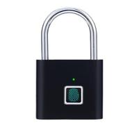 XGUZRVGNV Smart Fingerprint Identification Lock,One Key to Open The Fingerprint Lock,USB Rechargeable,Suitable for School Lockers,Luggage