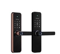 XGUZRVGNV Tuya Visual WiFi Digital Electronic Smart Fingerprint Door Lock with Biometric Camera Intelligence Card Password Key Unlock(22X180(50 50))