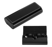 Xgvzs 1 PCS Hard Shell Eyeglasses Case Portable Eyeglass Case PU Leather Carry for Women Men Study Work