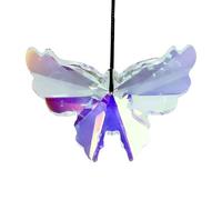 Xgvzs 1 PCS Sun Catcher butterfly Sun Crystals Glass Angel Wing Rainbow Hanging Crystal Colourful for Windows Room Decor