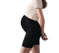 Xgvzs 1PCS Maternity Shorts High Waist Anti Chafing Pregnancy Shape Clothes High Rise Short Prevent Thigh Chafing - Pregnancy Must Have (UK, Alpha, M, Regular, Regular, Black)