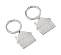 Xgvzs 2 PCS House Key Ring Passkey Band New Home Housewarming Celebration Gifts for Friends Couples and Family