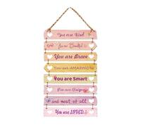 Xgvzs 8 PCS Inspirational Quote Wall Art Bedroom Accessories for Panel Ornaments Sleeping room Decorations Children Chamber Living Space for Children