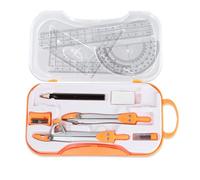 Xgvzs10 PCS Drafting Compasses Set Math Protractor Divider with Rulers Box of Kit for Students Class Supplies and School