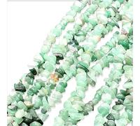 Xgvzs2 PCS Natural Crystal Chips Beads for Jewelry Irregular Gemstone for Ornaments Making Unique Lustre for Women for Gifts (Green)