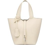 XGWDP Leather Handbags for Women Bucket Bags Fashionable Lock Buckle Design The Leather Tote Bag for Women (04)