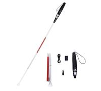 XGXHIN ltrasonic Electronic Voice Blind Cane, Aluminum Mobile Folding Intelligent Obstacle Avoidance Walking Stick, for Visually Impaired and Blind People