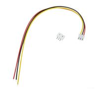 XH 2.54mm Wire Cable Connectors 2-4 Pin Male and Female Socket Set, 24AWG, 20cm, 10 Sets(3p)