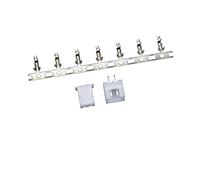 XH 2.5mm 2-pin Board-to-Wire Crimp Connector Plug + PCB Socket + Crimps, Pack of 10 Compatible With JST XH