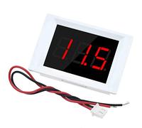 XH-B115 High Low Voltage Alarm Digital Voltage Meter DC 4-50V Upper and Lower Limit Alarm Real-time Display Current (White-Red word)