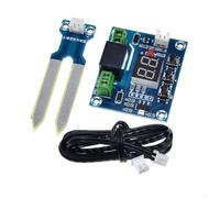 XH-M214 Soil Humidity Sensor Controller with Digital Display, 12V DC Automatic Irrigation Module for Greenhouse & Garden Use, 20-99% for RH Range