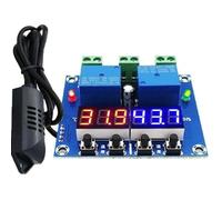 XH M452 Digital Temperature Humidity Controller Module with High Accuracy 0.1°C/0.1% RH, Dual Relay Output for Heating Cooling Humidifying Dehumidifying Control, Built-in Sensor, DC12V
