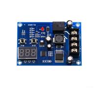 Xh-m603 Battery Charging Control Module With Digital Display For 12v 24v Acid Lithium For Ion Systems Auto Off Switch Blue Pcb Board