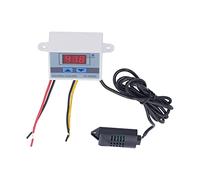XH W3005 Digital Humidity Controller Humidity Controller, 0.1% RH Accuracy Digital LCD Hygrometer 00% to 99% Humidity Measurement Range Humidity Control Switch