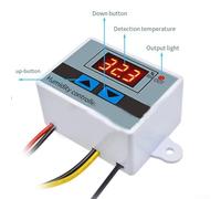 XH-W3005 Digital Humidity Controller Hygrometer Switch 0-99% For RH Sensor with High Accuracy 0.1% for Home Greenhouse and Multi-Voltage 12V/24V/220V