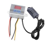 XH - W3005 Digital Hygrometer Switch Controller, Humidity Sensor 0~99% RH with 0.1% Accuracy, Multi - Voltage 12V/24V/ for Greenhouse, Incubator, Humidifier (220V)