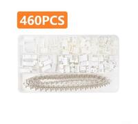 XH2.54mm Terminal Block Connector Kit, 460 PCS with 2-6 Pin Housing, PVC Nylon Housing & for Tin-Plated Copper, for Electronic DIY, Robotics, LED Strips