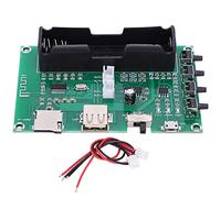 XHA150 Digital Amplifier Board 2 Channel Rechargeable 10W Bluetooth Compatible Portable Audio Amplifier for Home Car DIY Projects with TR18650 Battery Slot