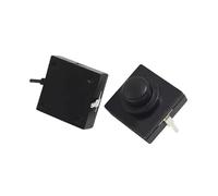 XHAJCSJWGD 10pc 12 * 12 * 9.4mm one on one off flashlight key switch Touch the button self-locking 2 copper feet XHAJCSJWGD