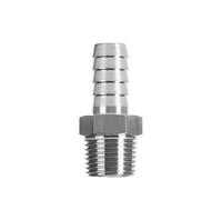 XHAJCSJWGD 16mm OD to M18x1mm Metric 304 Stainless Steel Pipe Fitting High Pressure Connector XHAJCSJWGD
