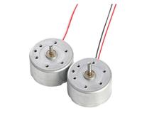 XHAJCSJWGD 2pcs DC 1.5V 3V 4.5V 5V 6V DC electronic starter 300 Solar electronic starter For DIY 2 Pins Spacing Brush Motors 2MM 2 Wire